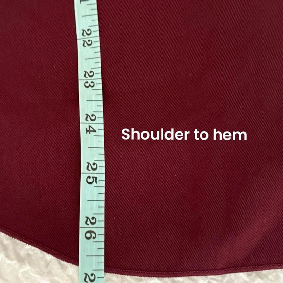 ANN TAYLOR Plum Blouse Button Mock Neck Long Sleeve Classic Blouse Medium - Picture 11 of 12